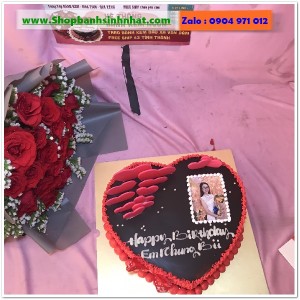 Combo Bánh Kem & Hoa Tươi - MM107